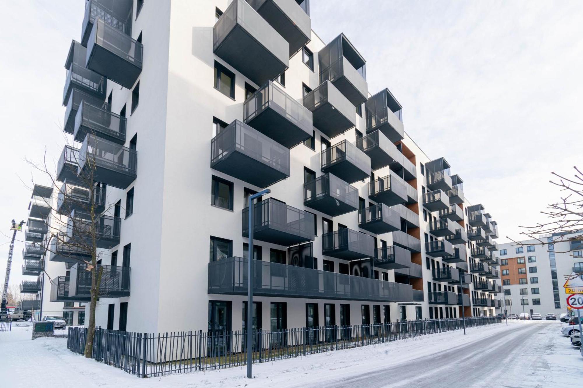 Blue Apartment Ceglana - Free Parking - Self Check-In คาโตวีตเซ ภายนอก รูปภาพ